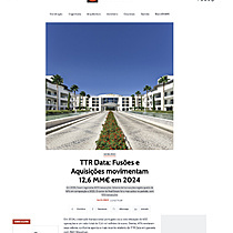 TTR Data: Fuses e Aquisies movimentam 12,6 MM em 2024